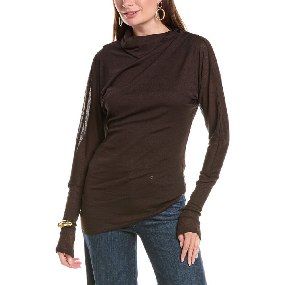 Proenza Schouler Womens Golda Top, Brown